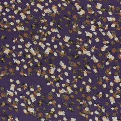 Polyester Viskose kleine Blumentupfen - lila