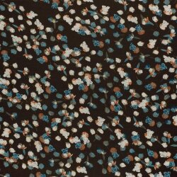 Polyester Viskose kleine Blumentupfen - braun