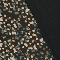 Polyester Viskose kleine Blumentupfen - braun
