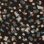 Polyester Viskose kleine Blumentupfen - braun