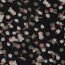 Polyester Viskose kleine Blumentupfen - schwarz