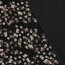 Polyester Viskose kleine Blumentupfen - schwarz