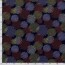 Polyester Viskose abstrakte Kreise - marineblau