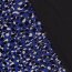 Poyester Viskose Mix abstrakte Kleckse - royalblau