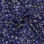 Poyester Viskose Mix Kleckse - royalblau