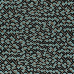 Polyester Viskose bunte Viertelkreise - taupe