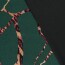 Polyester Viskose abstraktes Leogeflecht - dunkelgrün