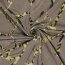 Polyester Viskose abstraktes Leogeflecht - taupe