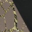 Polyester Viskose abstraktes Leogeflecht - taupe