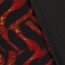 Polyester Viskose Leostreifen - tiefrot