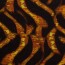 Polyester Viskose Leostreifen - ockergelb