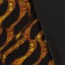 Polyester Viskose Leostreifen - ockergelb