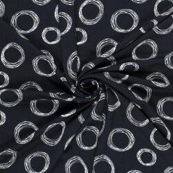 Viskose Nylon Jersey Köper Kreise - FARBE