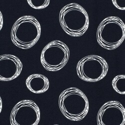 Viskose Nylon Jersey Köper Kreise - FARBE