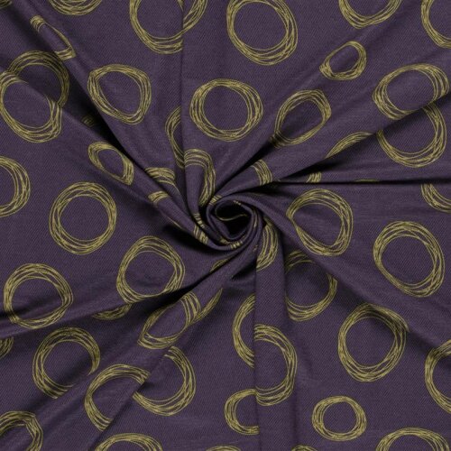 Viskose Nylon Jersey Köper Kreise - FARBE