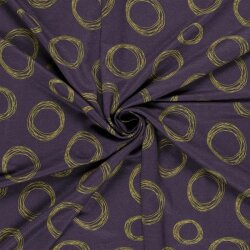 Viskose Nylon Jersey Köper Kreise - FARBE