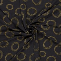 Viskose Nylon Jersey Köper Kreise - FARBE