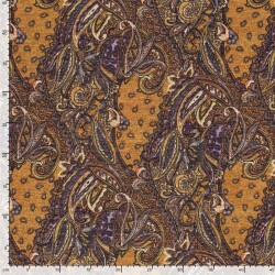 Polyesterstoff Gebürtet Paisley - FARBE
