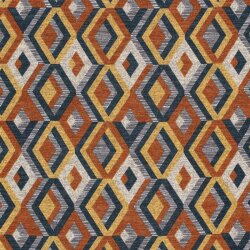 Polyester Viskose Jersey Gebürstet Rauten - stahlblau