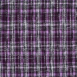 Polyesterstoff Jacquard Karomuster - FARBE