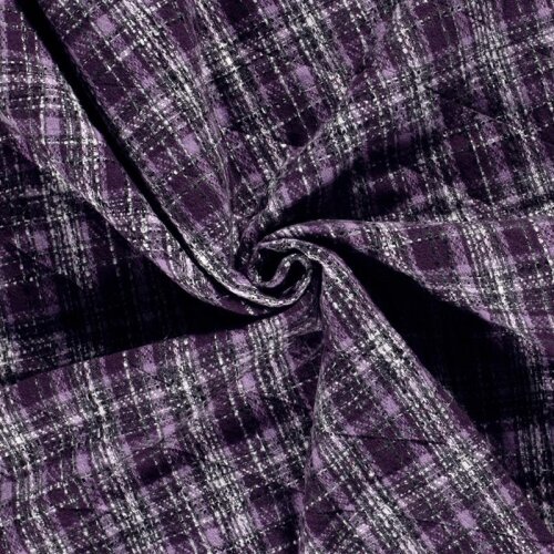 Polyesterstoff Jacquard Karomuster LINING - FARBE