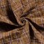 Polyesterstoff Gesteppt Jacquard Karomuster - hellrost