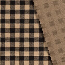 Polyesterjersey Karomuster - FARBE