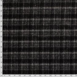 Woll Polyesterstoff Jacquard Karomuster [M]  FARBE