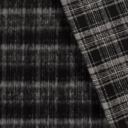 Woll Polyesterstoff Jacquard Karomuster [M]  FARBE
