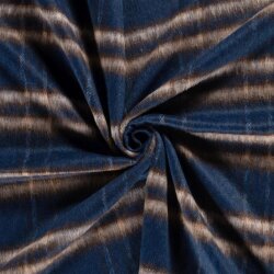 Woll Polyesterstoff Jacquard Karomuster [M]  FARBE