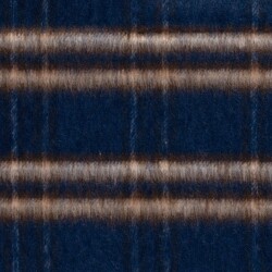 Woll Polyesterstoff Jacquard Karomuster [M]  FARBE
