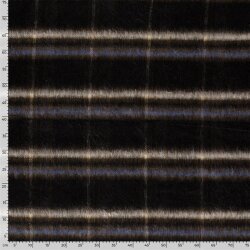 Woll Polyesterstoff Jacquard Karomuster [M]  FARBE
