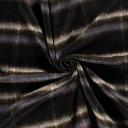 Woll Polyesterstoff Jacquard Karomuster [M]  FARBE