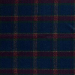 Woll Polyesterstoff Jacquard Karomuster [M] (EX 220) - FARBE