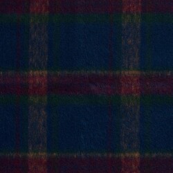 Woll Polyesterstoff Jacquard Karomuster [M] (EX 220) - FARBE