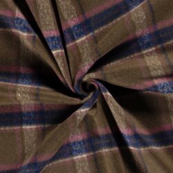 Woll Polyesterstoff Jacquard Karomuster [M] (EX 220) - FARBE