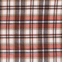 Polyesterstoff Jacquard Karomuster BRUSH - FARBE