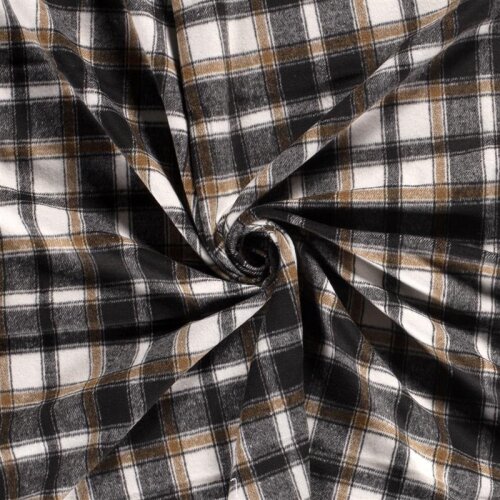 Polyesterstoff Jacquard Karomuster (EX 23) - FARBE