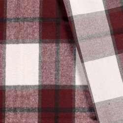 Polyesterstoff Jacquard Karomuster  FARBE