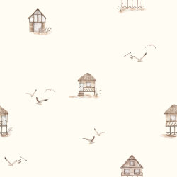 French Terry Digital Organic Digital Stelzenhaus - creme