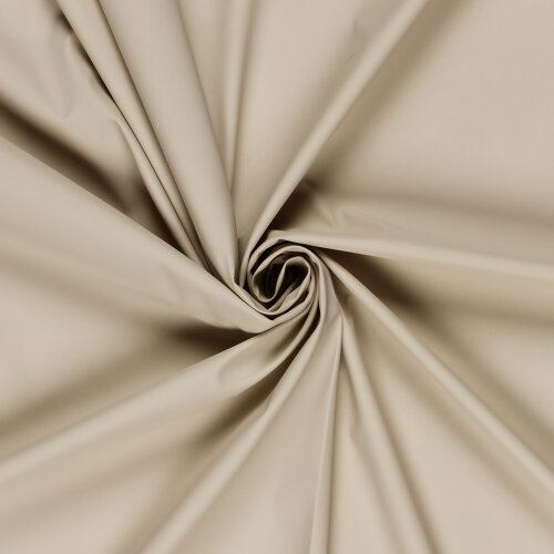 Regenjackenstoff leicht Uni - hellbeige