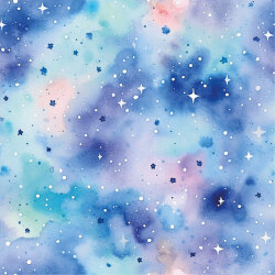 Regenjackenstoff leicht Galaxie - königsblau