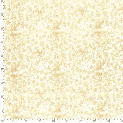 Baumwollpopeline Foliendruck Verzierungen - creme