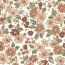 Baumwolljersey Digital Herbstblumen - creme