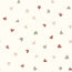 Stretch Frottee bunte Herzen - creme
