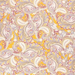 WOVEN VISCOSE LINNEN PAISLEY - FARBE