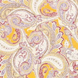 WOVEN VISCOSE LINNEN PAISLEY - FARBE