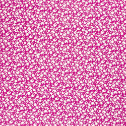 Viskose Popeline kleine Blumen - pink