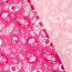 Viskose Popeline Paisleyblume - pink