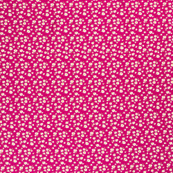 Viskose Popeline Gänseblümchen - pink
